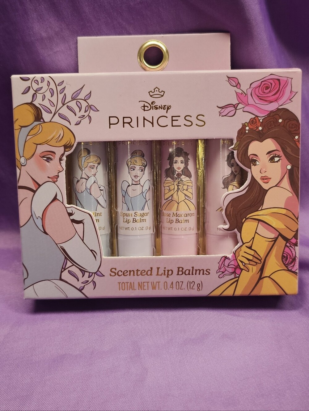 Disney Princess Scented Lip Balm 4 pack